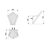  Đèn treo tường phòng tắm bằng đồng Art Déco - A / AP-01-00 