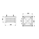  Đèn gắn trần phòng tắm bằng đồng Art Déco - A / AP-02-00 