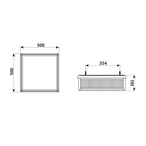  Đèn gắn trần phòng tắm bằng đồng Art Déco - A / AP-02-01 