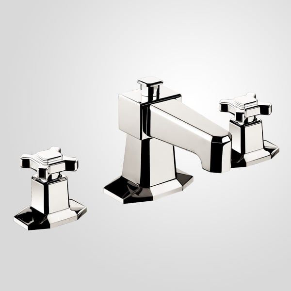  Vòi chậu lavabo 3 lỗ bằng đồng Art Déco 