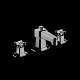  Vòi chậu lavabo 3 lỗ bằng đồng Art Déco 