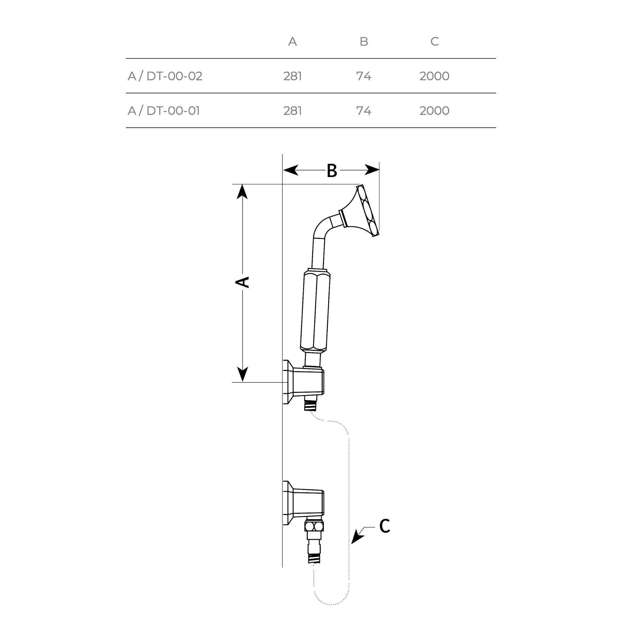  Vòi sen cầm tay bằng đồng Art Déco 