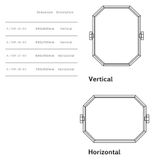  Gương soi treo tường phòng tắm bằng đồng Art Déco 