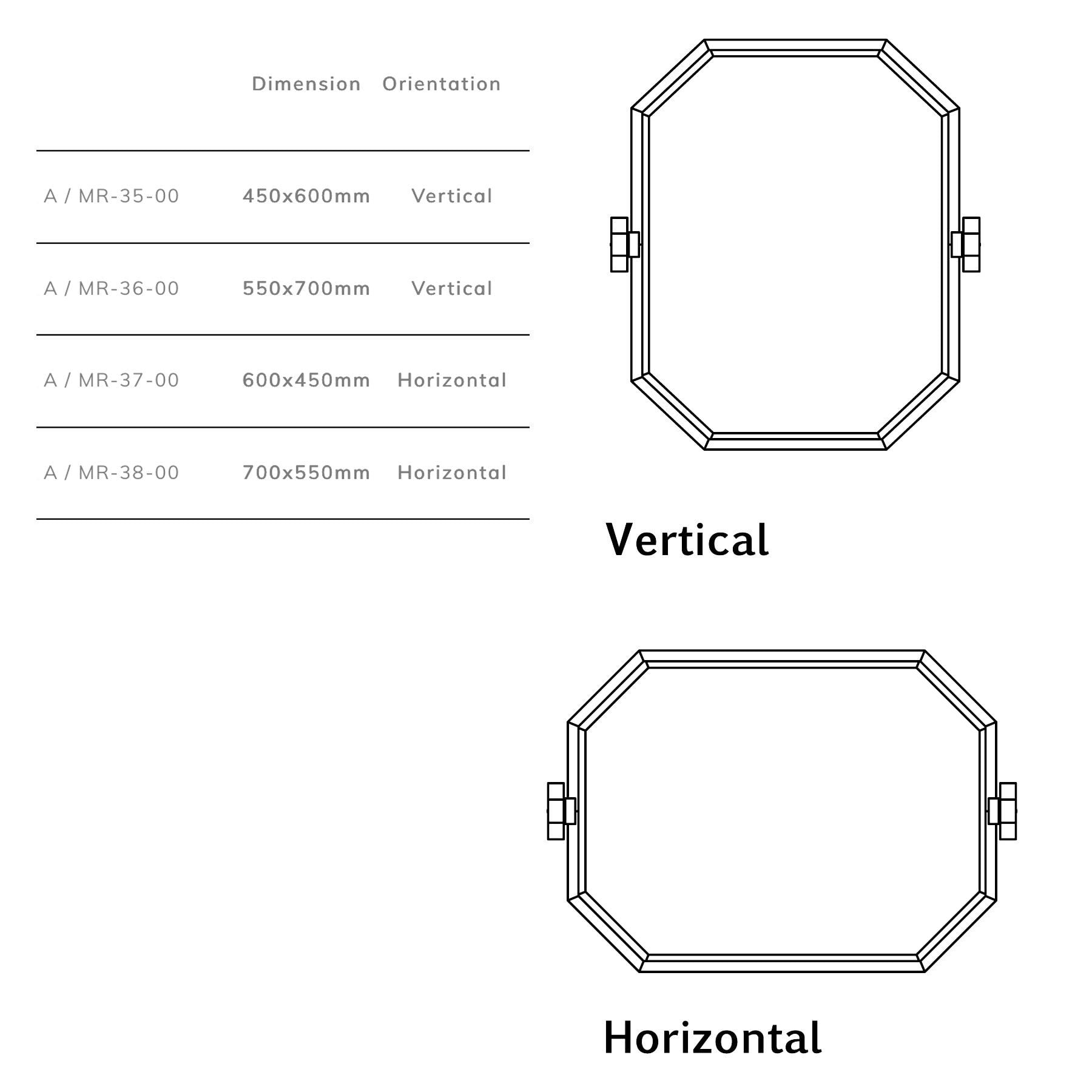  Gương soi treo tường phòng tắm bằng đồng Art Déco 