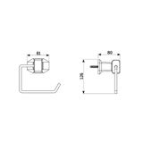  Móc treo giấy vệ sinh không nắp chụp bằng đồng Art Déco - A / PH-21-00 