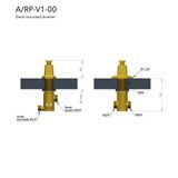  Valve điều hướng bằng đồng Art Déco 