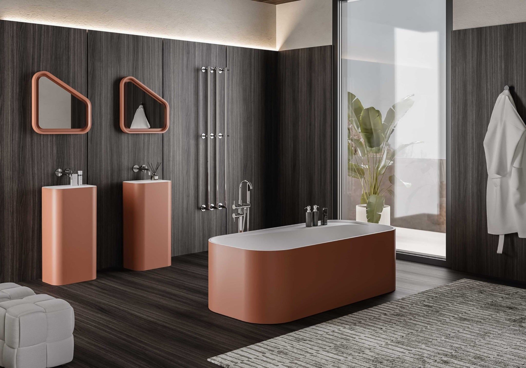 Bồn tắm solid surface ANEMONE 02 