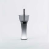  Chậu lavabo chân dài đặt sàn trong suốt - ARTEMIDE 01 