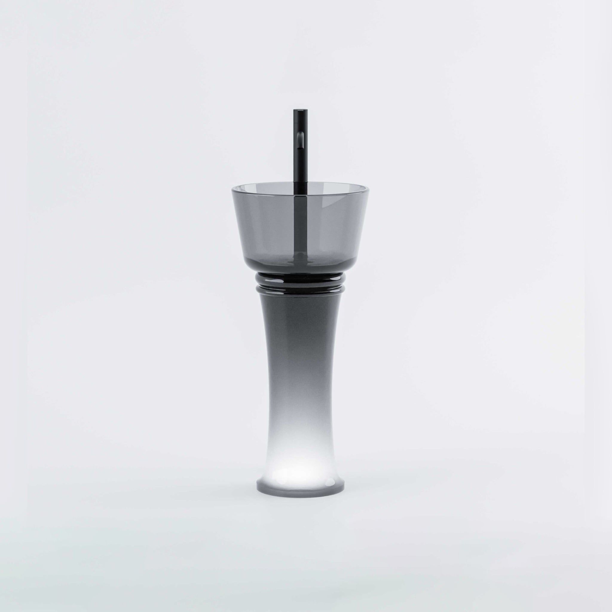  Chậu lavabo chân dài đặt sàn trong suốt - ARTEMIDE 01 