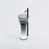  Chậu lavabo chân dài đặt sàn trong suốt - ARTEMIDE 01 