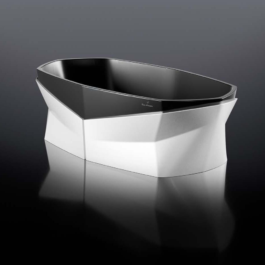  Bồn Tắm Phong Cách Lamborghini Aureas White Mat / Black Mat 