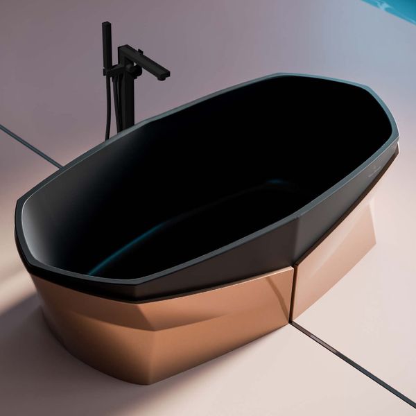 Bồn Tắm Phong Cách Lamborghini Aureas Rose Sahara / Black Mat 