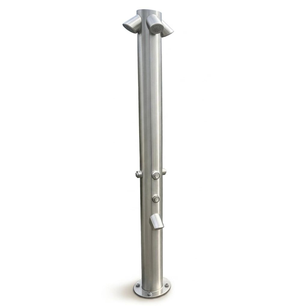  Sen cây tắm tráng 4 đầu ngoài trời bằng AISI 316L Stainless Steel (chống thời tiết đại dương) - 4H2F 
