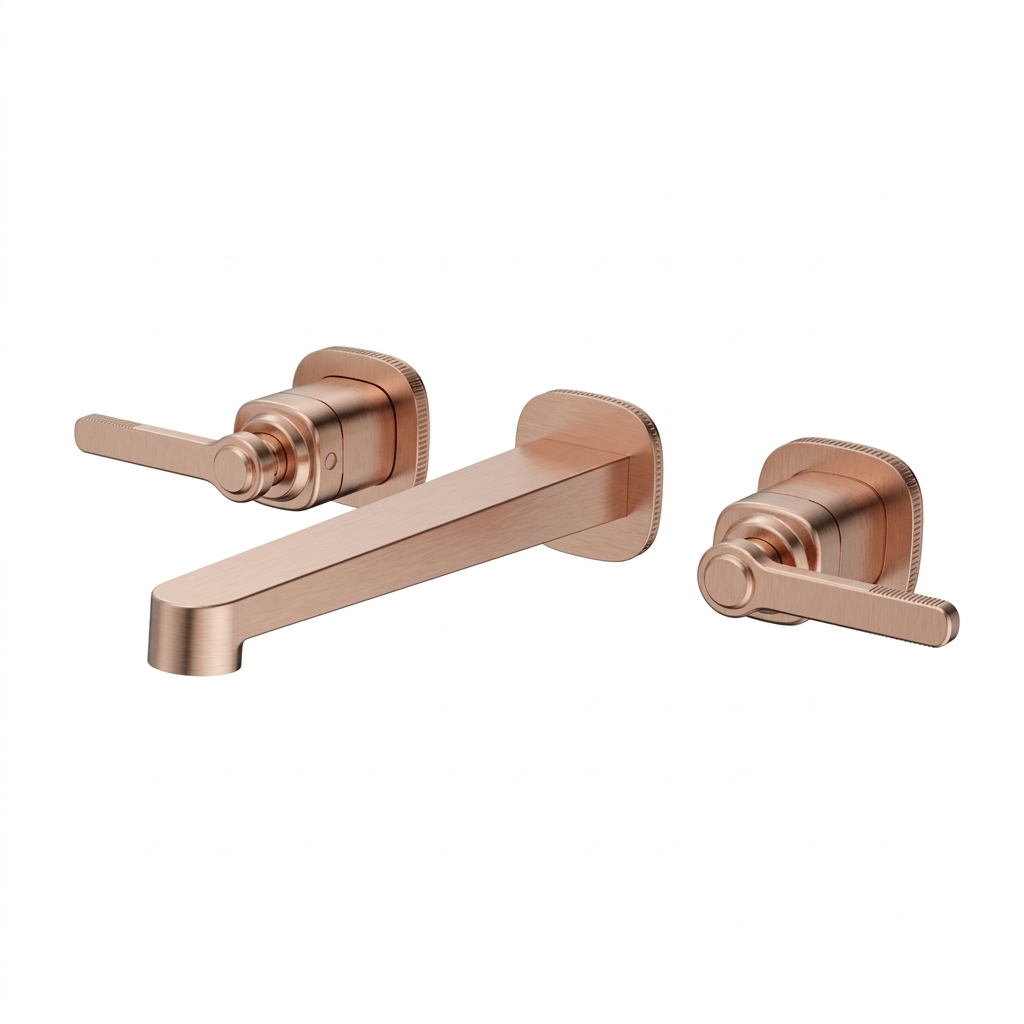  Vòi chậu lavabo gắn tường bằng đồng Aurelio BRG - CB060104 
