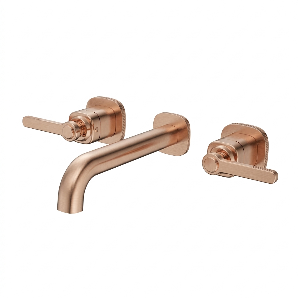  Vòi chậu lavabo gắn tường bằng đồng Aurelio BRG - CB060108 