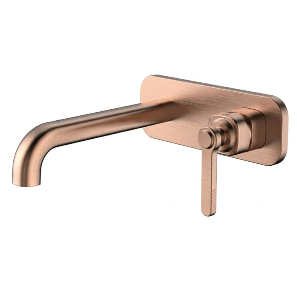  Vòi chậu lavabo gắn tường bằng đồng Aurelio BRG - CB060109B 