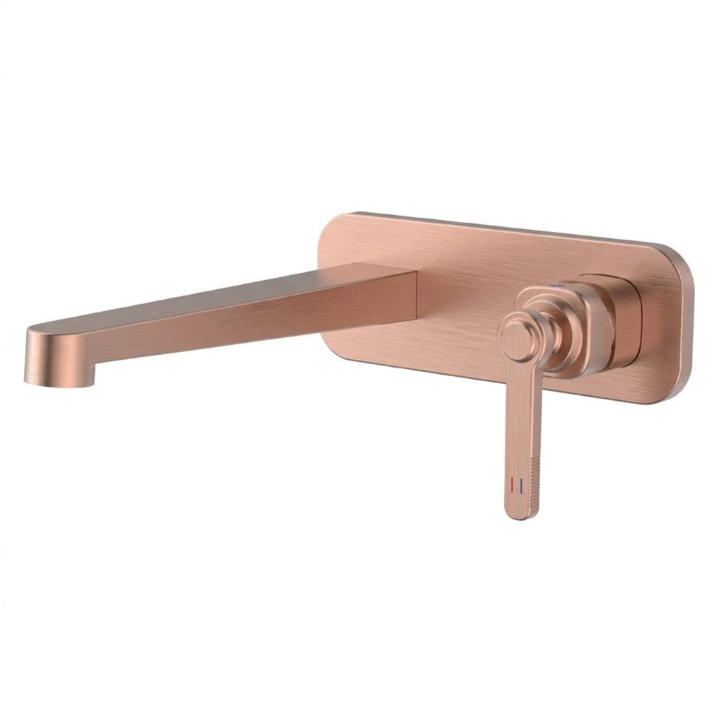  Vòi chậu lavabo gắn tường bằng đồng Aurelio BRG - CB060110B 
