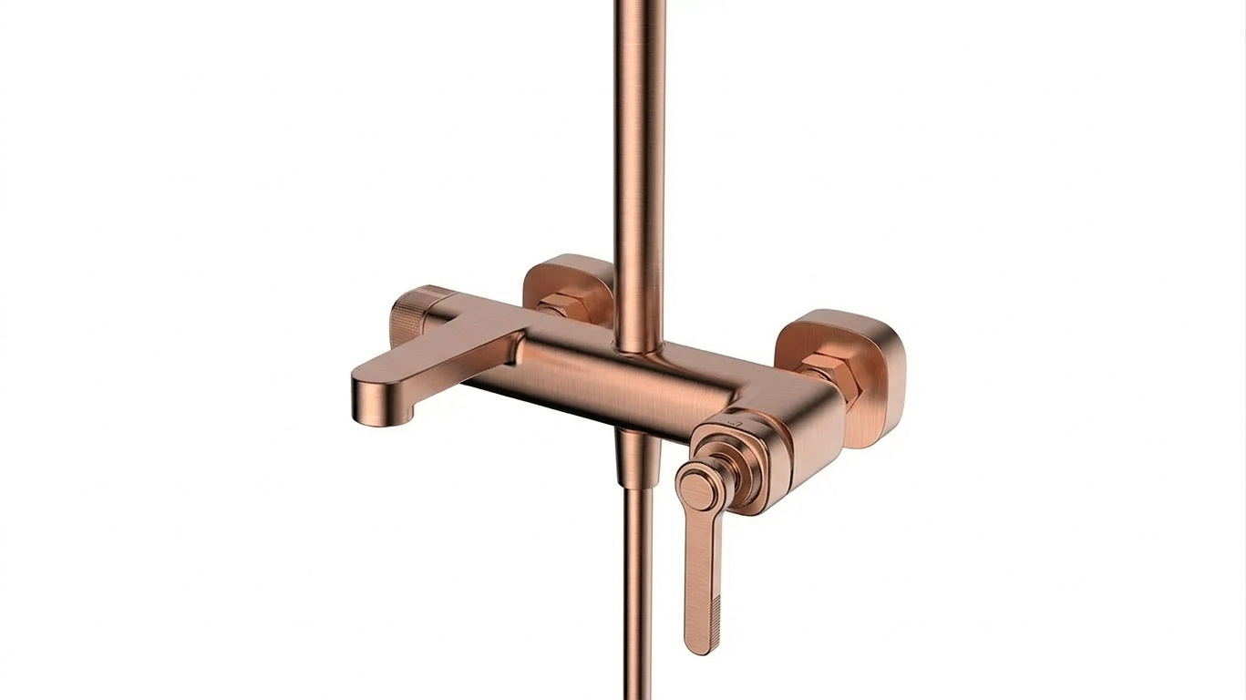 Sen cây gắn tường có sen cầm tay bằng đồng Aurelio BRG - CB060301 