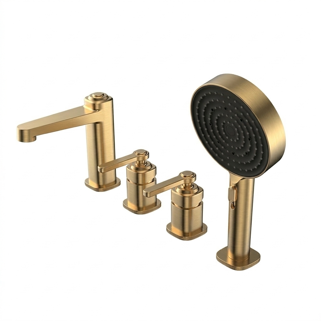  Vòi bồn tắm có sen cầm tay bằng đồng Aurelio BG - CB060400 