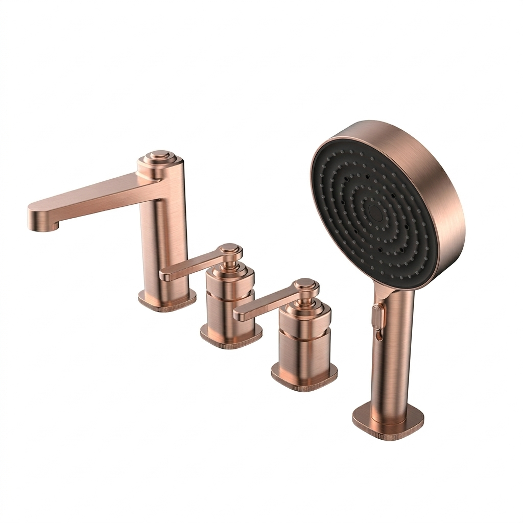  Vòi bồn tắm có sen cầm tay bằng đồng Aurelio BRG - CB060400 