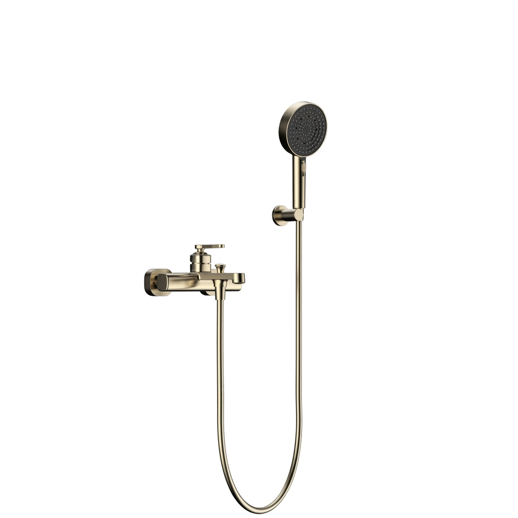  Vòi bồn tắm gắn tường có sen cầm tay bằng đồng Aurelio BG - CB060401 