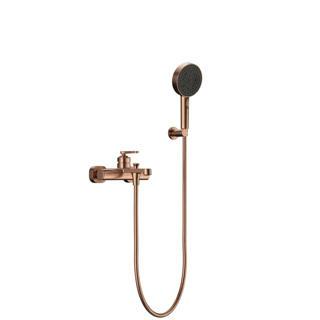  Vòi bồn tắm gắn tường có sen cầm tay bằng đồng Aurelio BRG - CB060401 