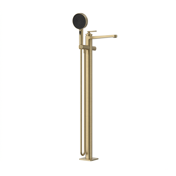  Vòi bồn tắm gắn sàn có sen cầm tay bằng đồng Aurelio BG - CB060402 