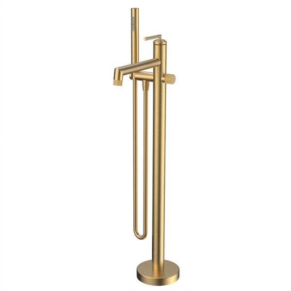  Vòi bồn tắm gắn sàn có sen cầm tay bằng đồng Veloré BG - CB150401 