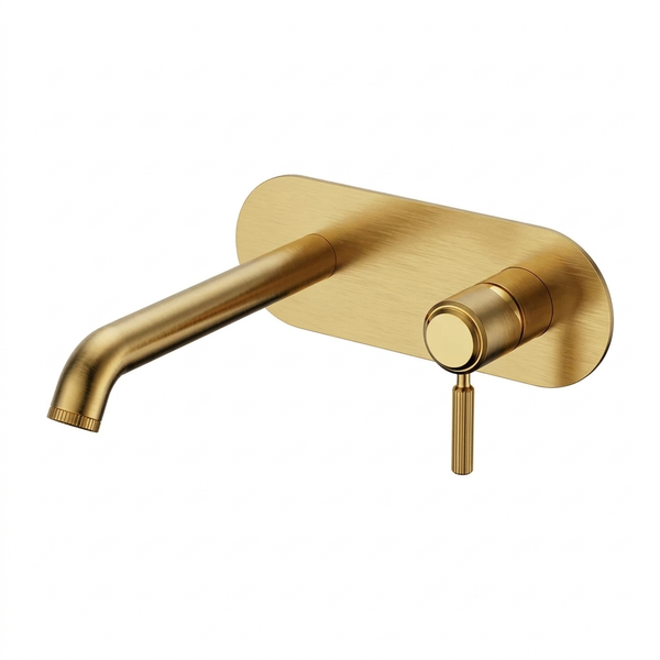  Vòi chậu lavabo gắn tường bằng đồng Silenzio BG - CB500201P 
