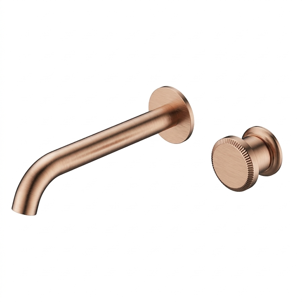  Vòi chậu lavabo gắn tường bằng đồng Sereno BRG - CB500202 