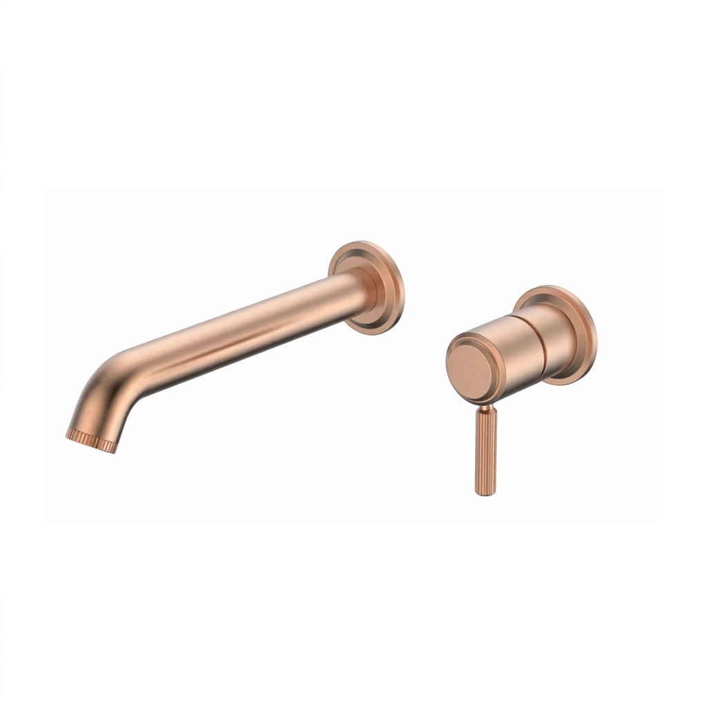  Vòi chậu lavabo gắn tường bằng đồng Silenzio BRG - CB500202P 