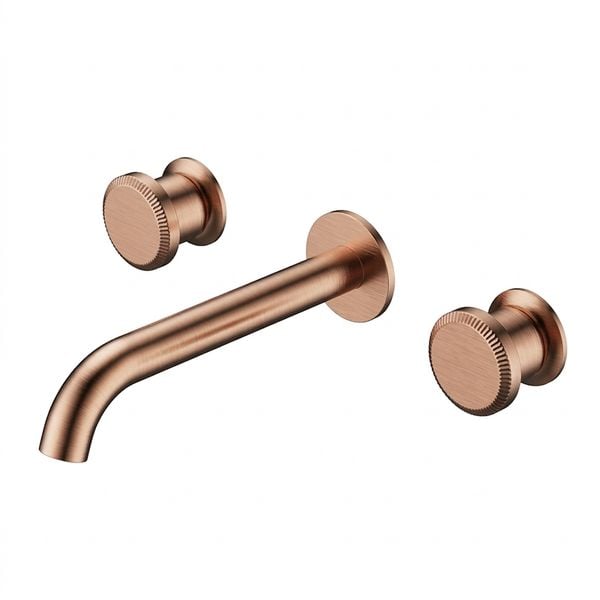  Vòi chậu lavabo gắn tường bằng đồng Sereno BRG - CB500203 