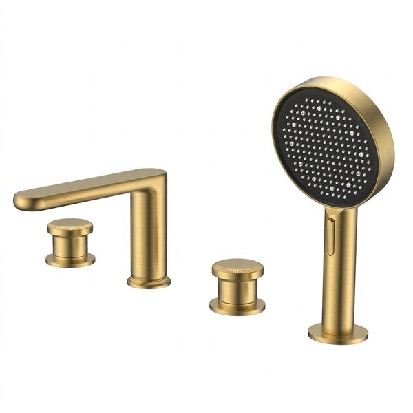  Vòi bồn tắm có sen cầm tay bằng đồng Sereno BG - CB500401 