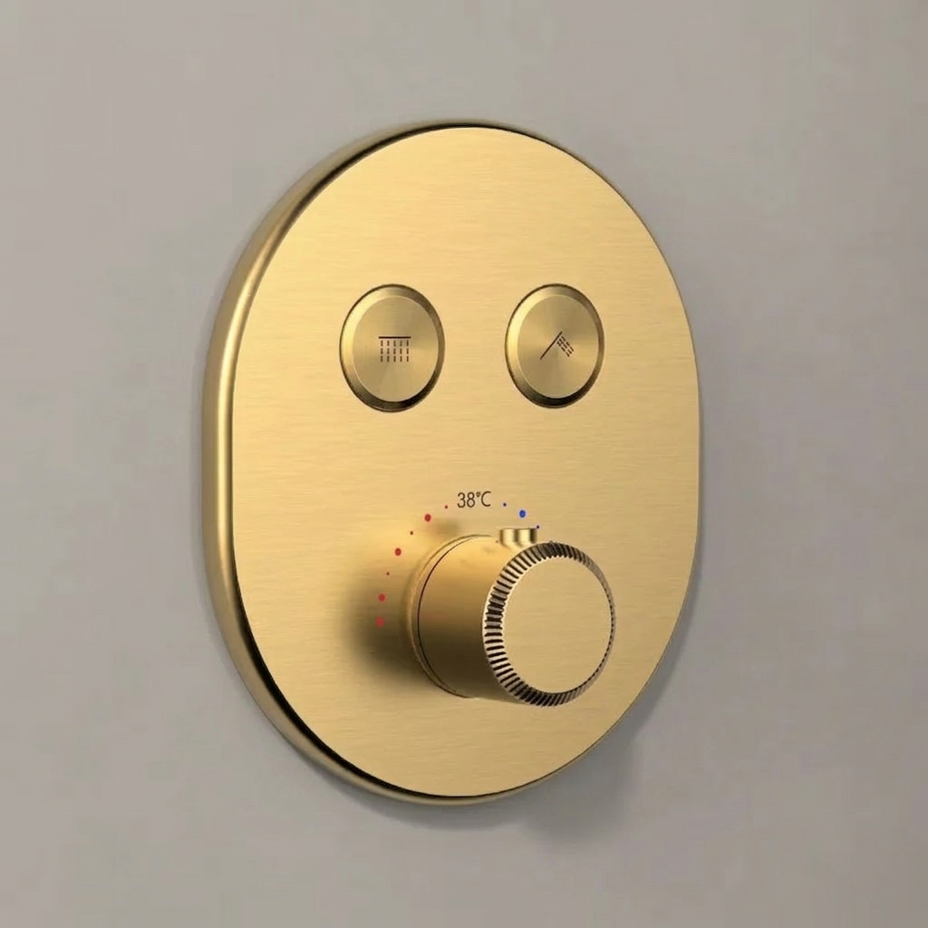  Vòi sen âm tường có sen cầm tay bằng đồng Sereno BG - CB500700 