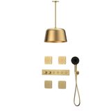  Vòi sen âm trần có sen cầm tay bằng đồng Sereno BG - CB500716A 