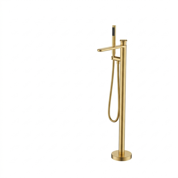  Vòi bồn tắm có sen cầm tay gắn sàn bằng đồng Sereno BG - CB500901 