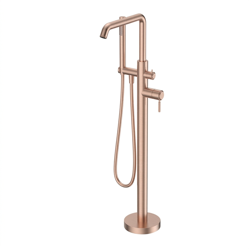  Vòi bồn tắm có sen cầm tay gắn sàn bằng đồng Silenzio BRG - CB500901P 