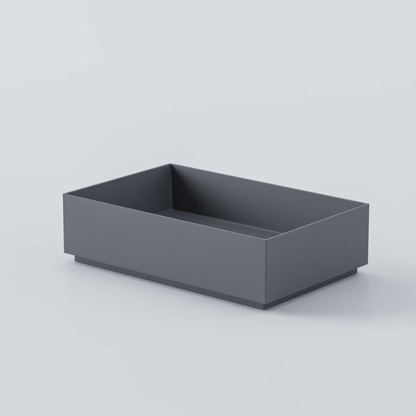 Chậu lavabo solid surface CUBE 01 