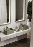 Chậu lavabo solid surface CUBE 03 