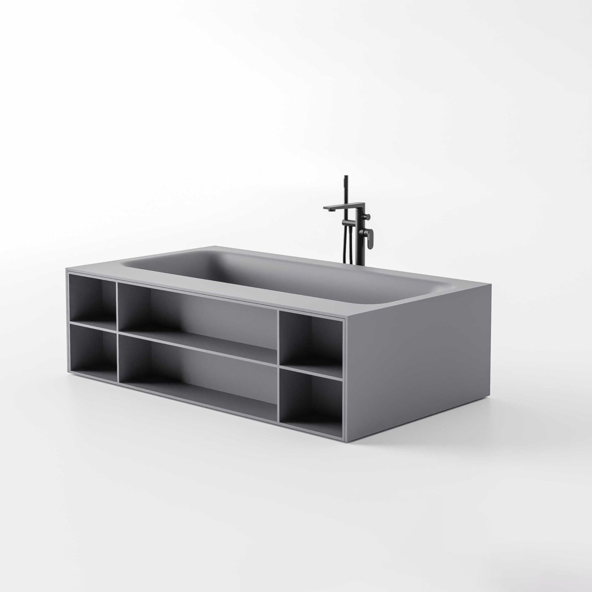  Bồn tắm solid surface CUBE 02 