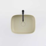  Chậu lavabo chân dài đặt sàn solid surface - CUBE 01 