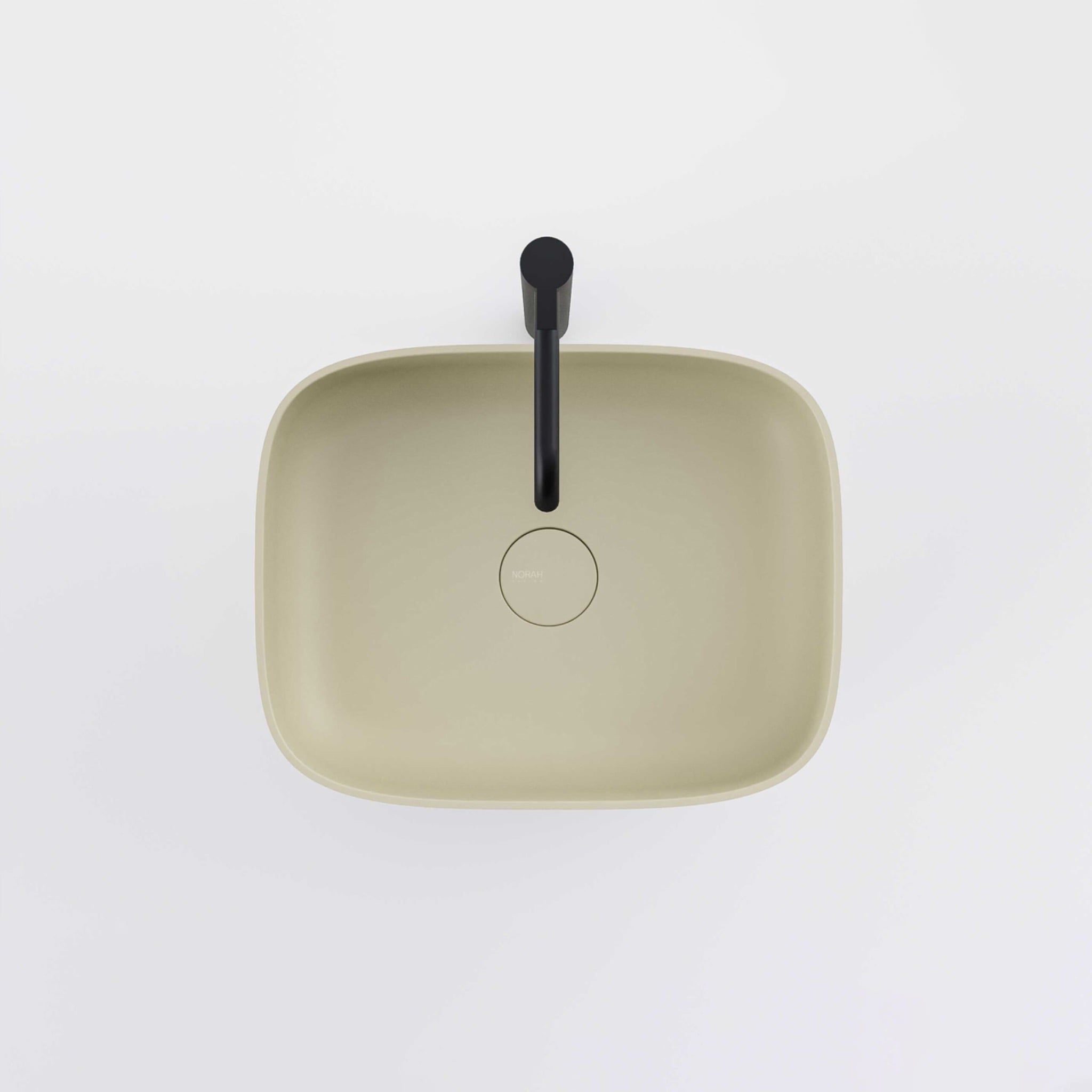  Chậu lavabo chân dài đặt sàn solid surface - CUBE 01 