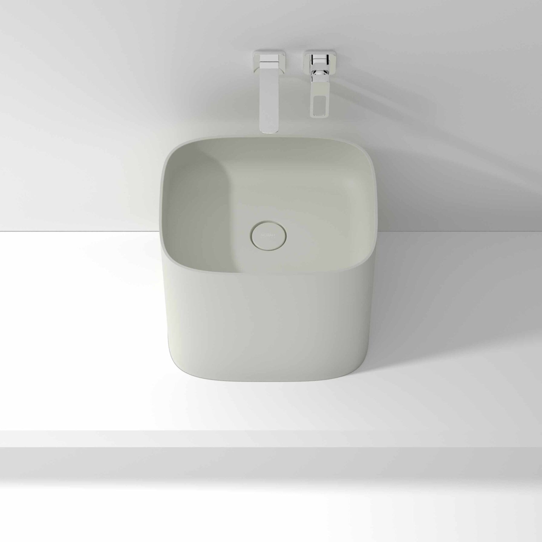  Chậu lavabo solid surface CUBE 01 