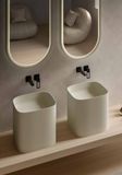  Chậu lavabo solid surface CUBE 01 