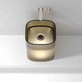  Chậu lavabo đặt bàn trong suốt - CUBE 02 