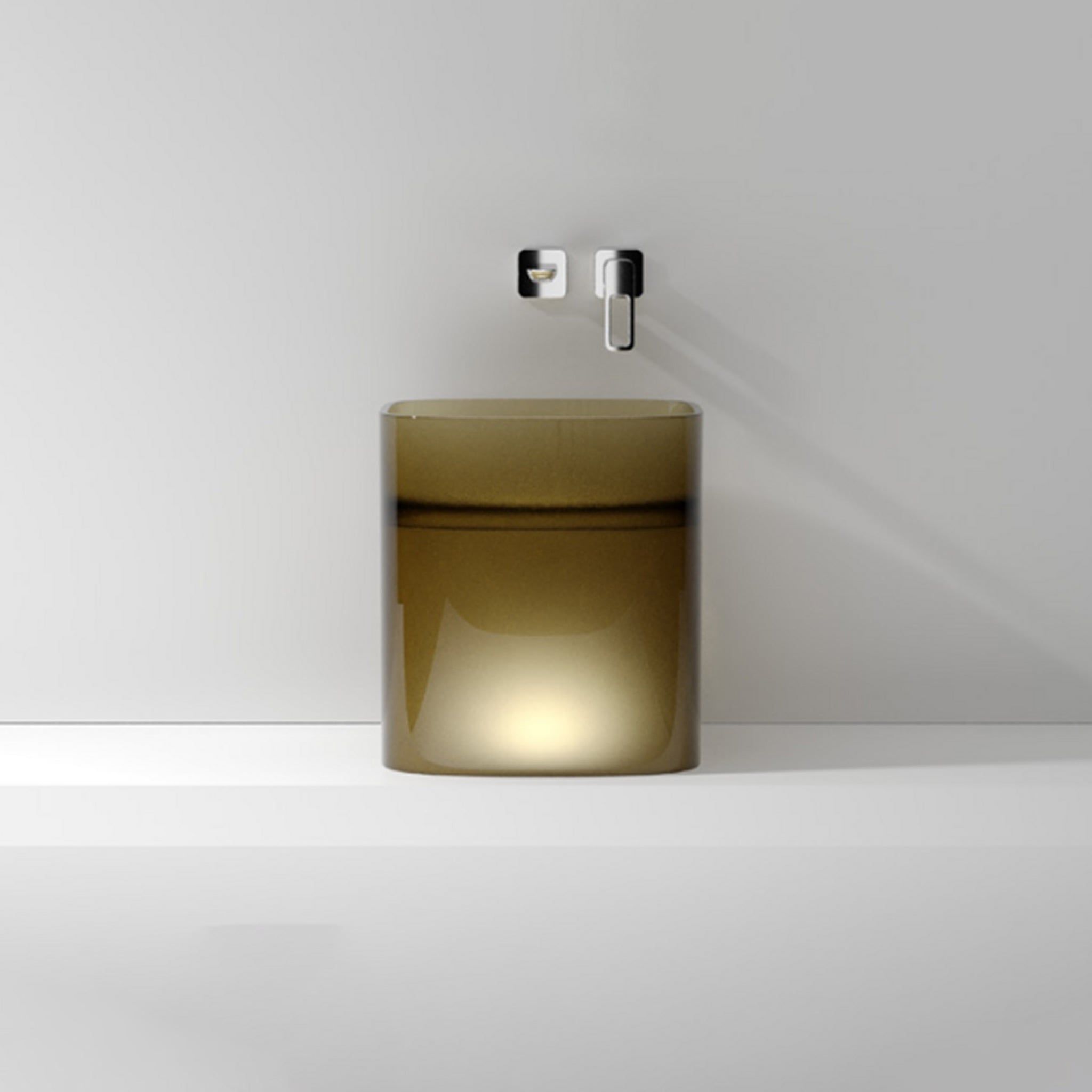  Chậu lavabo đặt bàn trong suốt - CUBE 02 