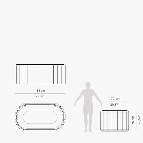  Bồn tắm Darian Black 