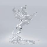  Điêu khắc Alicorn trong suốt - DF0162 