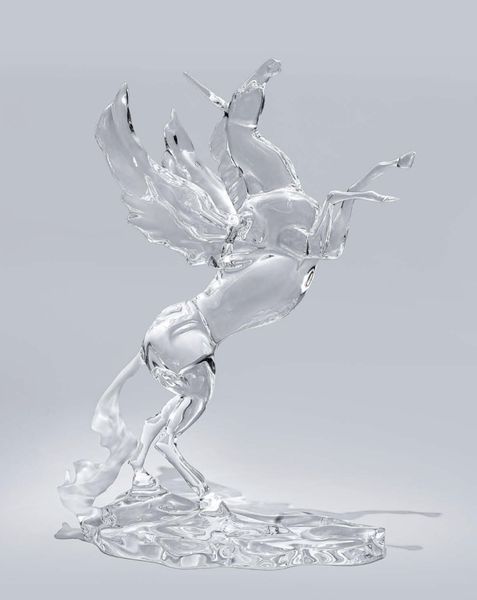  Điêu khắc Alicorn trong suốt - DF0162 