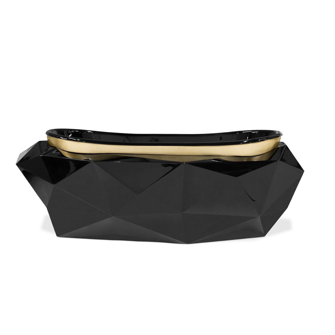  Bồn tắm Diamond Black Gloss Gold 